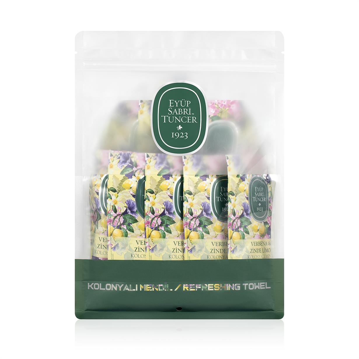 Verbena & Zinde Limon Kolonyalı Mendil 50li (Büyük Boy)