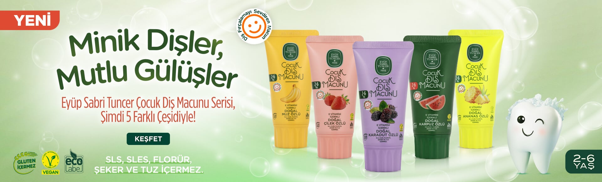 Çocuk Diş Macunları