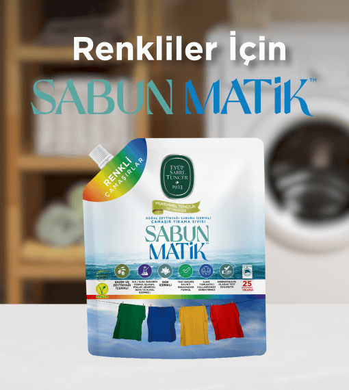 Doğal Zeytinyağlı Çamaşır Yıkama Sıvısı Renkliler 1,5 lt
