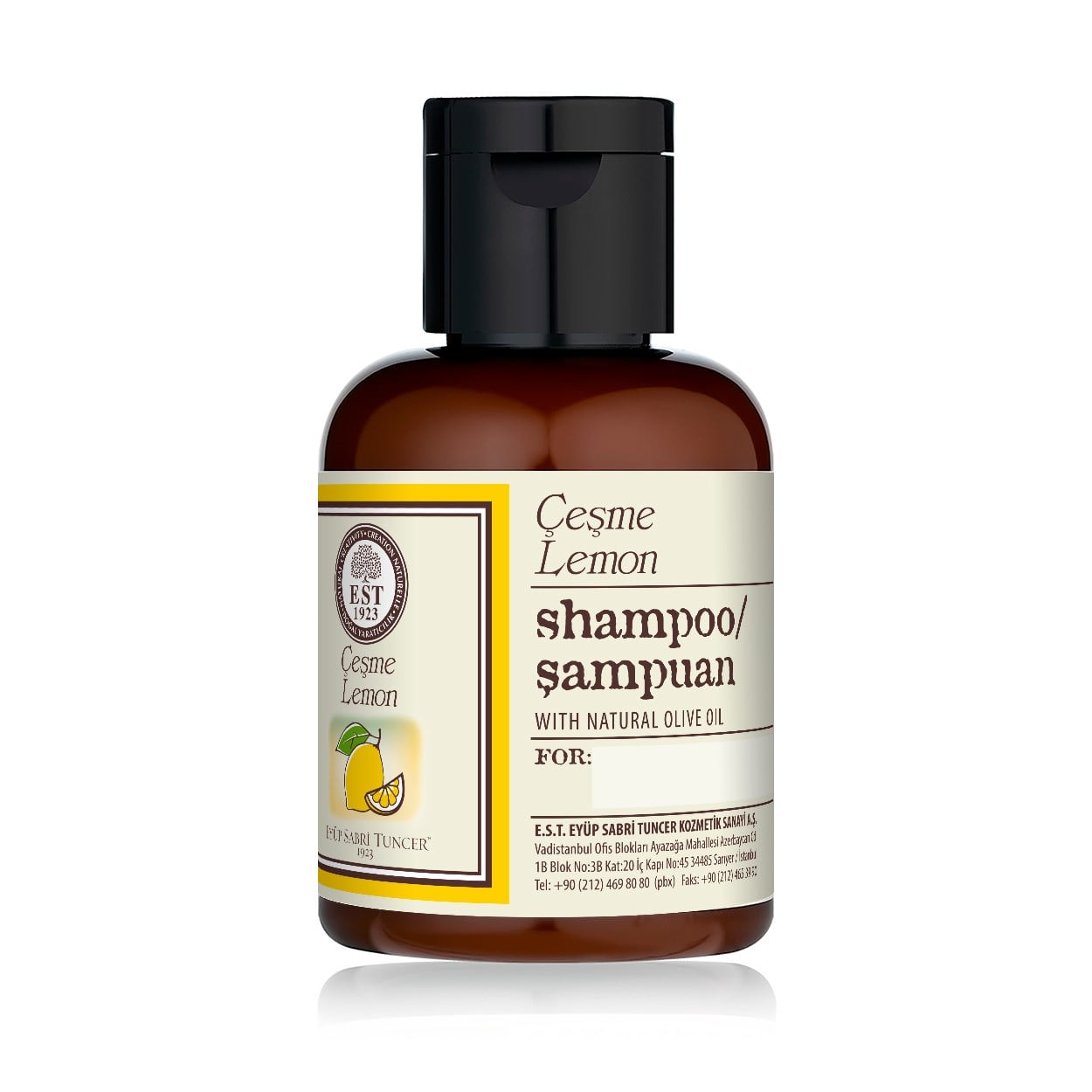 Çeşme Limonu Doğal Zeytinyağlı Şampuan 50 ml