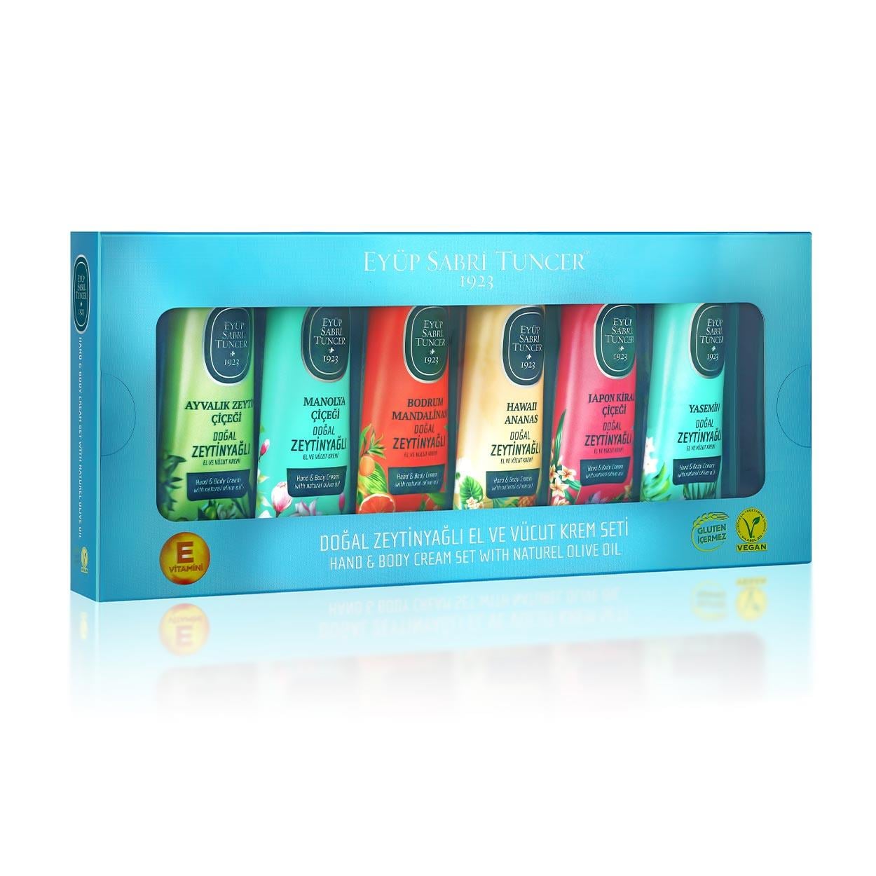 Natural Olıve Oıl Hand And Body Cream 50 ml 6-Pıece Box Set