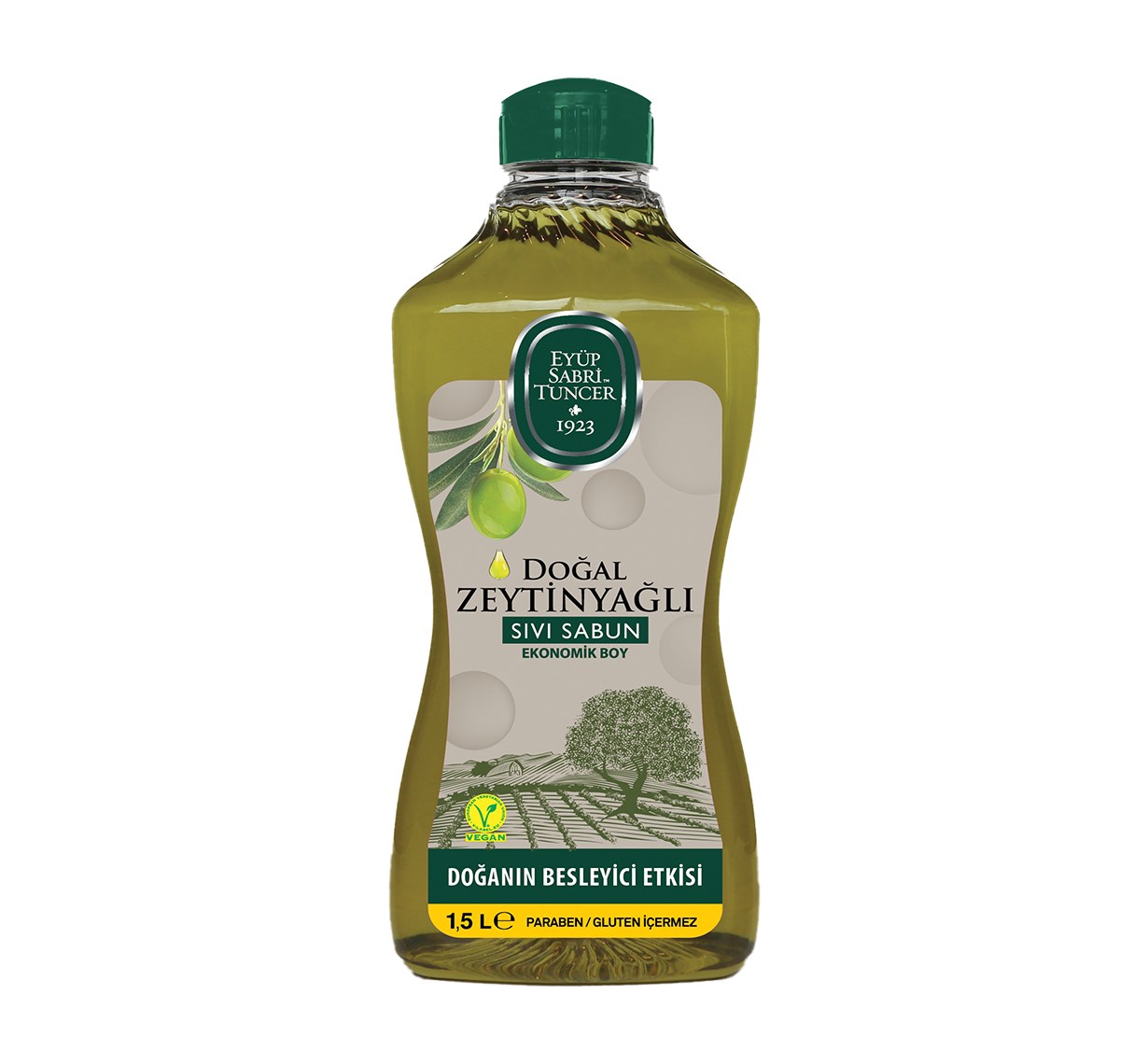 Doğal Zeytinyağlı Sıvı Sabun 1.5 lt Fiyatı ve Yorumları | Eyüp Sabri Tuncer
