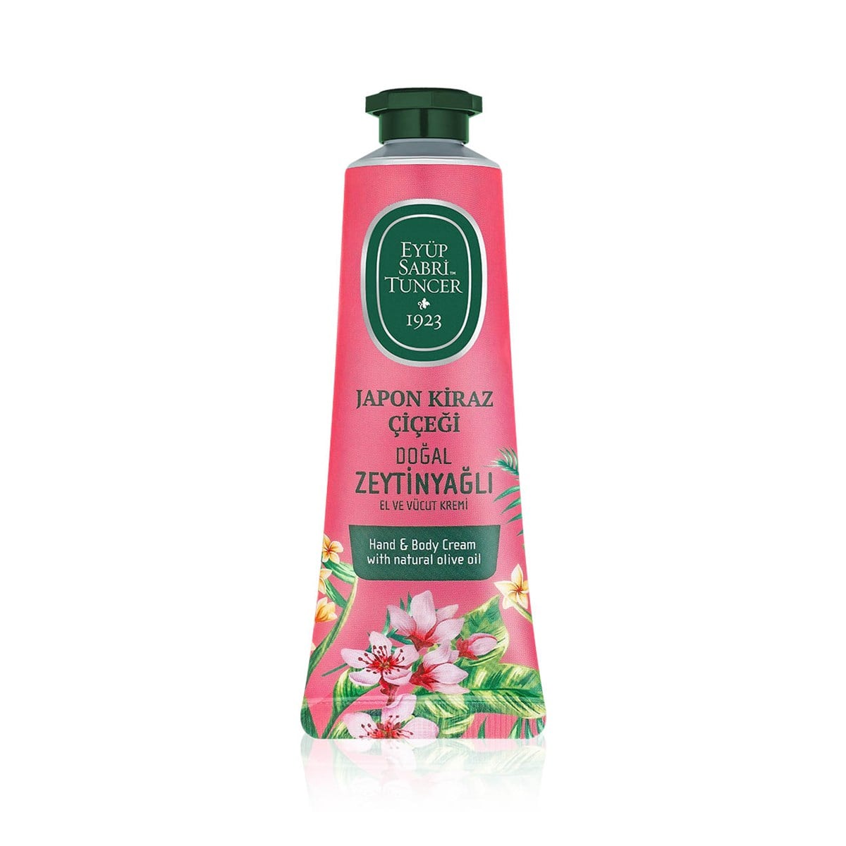 Hand and Body Cream with Natural Olive Oil Japanese Cherry Blossom