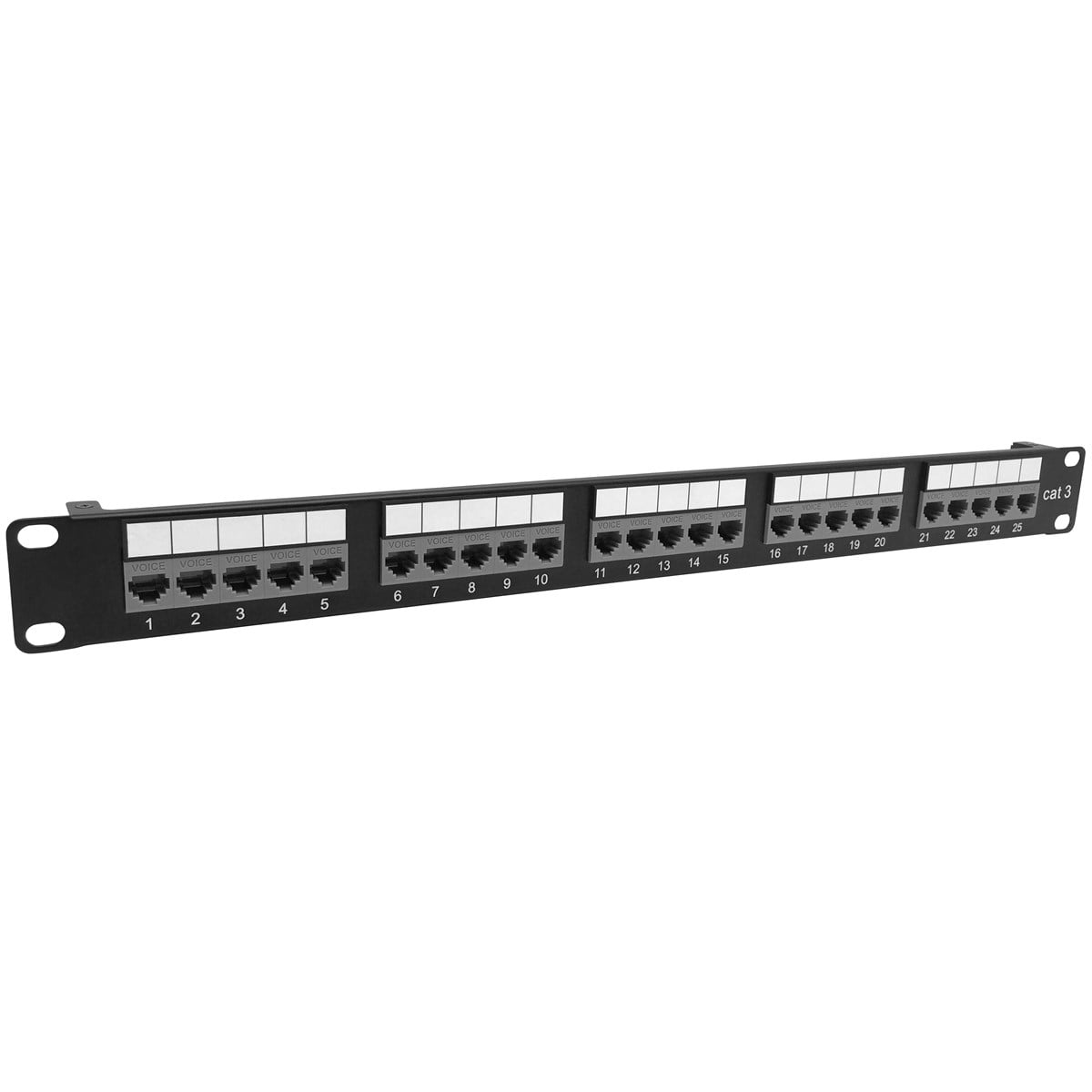 CAT 3 VOİCE PATCH PANEL 25 PORT