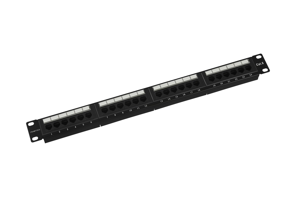 CAT 6 UTP PATCH PANEL (EMPTY) 24 PORT