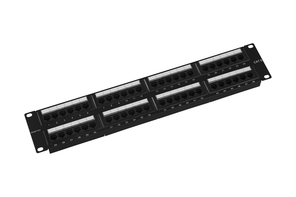 CAT 6 UTP PATCH PANEL (EMPTY) 48 PORT