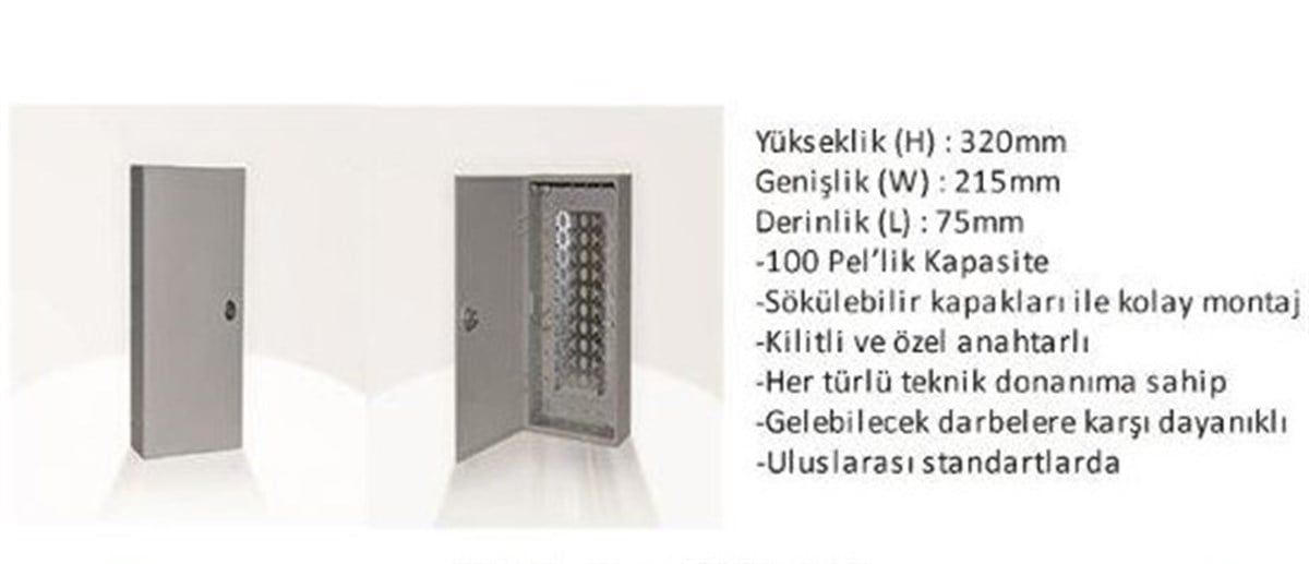 DAĞITIM KUTUSU 100 LÜK TDB (ÇATILI)