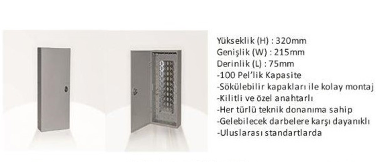 DAĞITIM KUTUSU 100 LÜK TDB (ÇATILI)