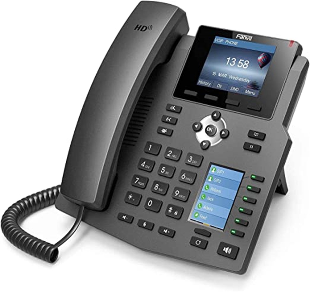 FANVİL X4 POE R.EKRAN IP TELEFON (ADAPTÖRSÜZ)