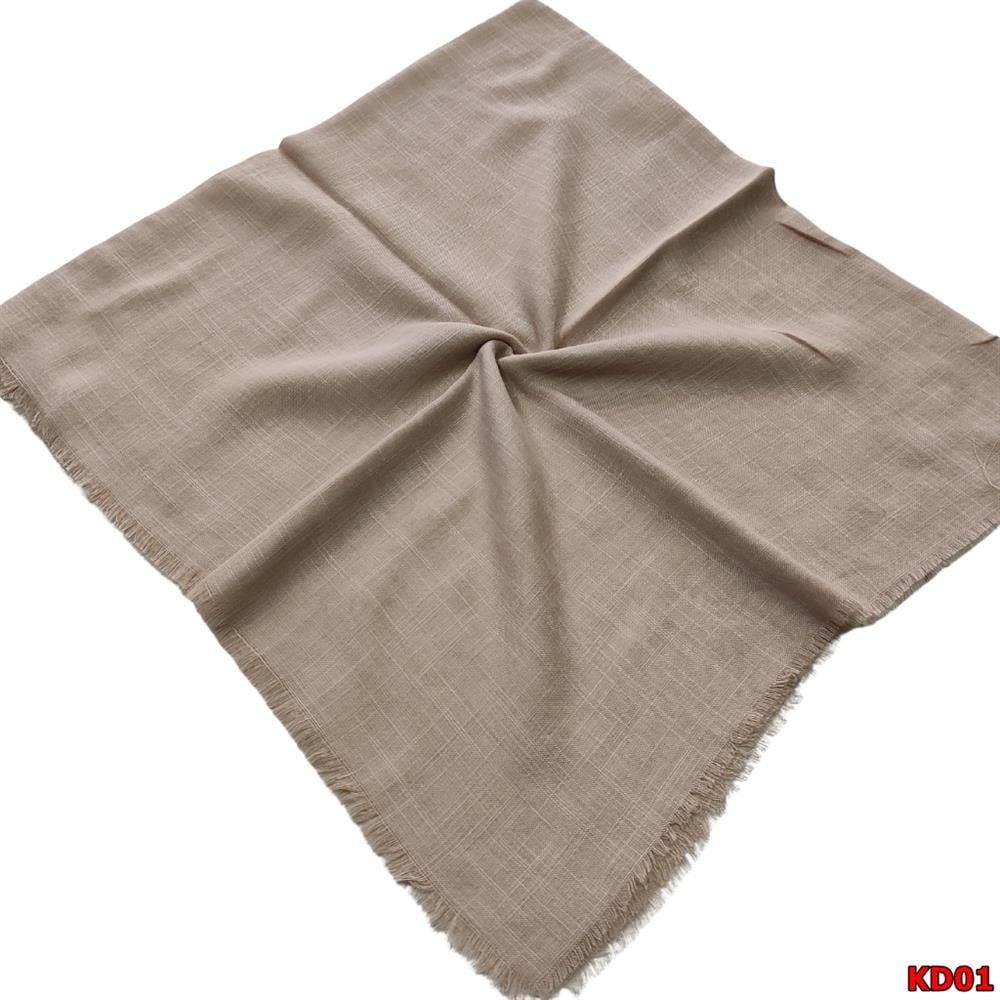  Kampanyalı Düz Renk  Flamlı  Eşarp(KD01)