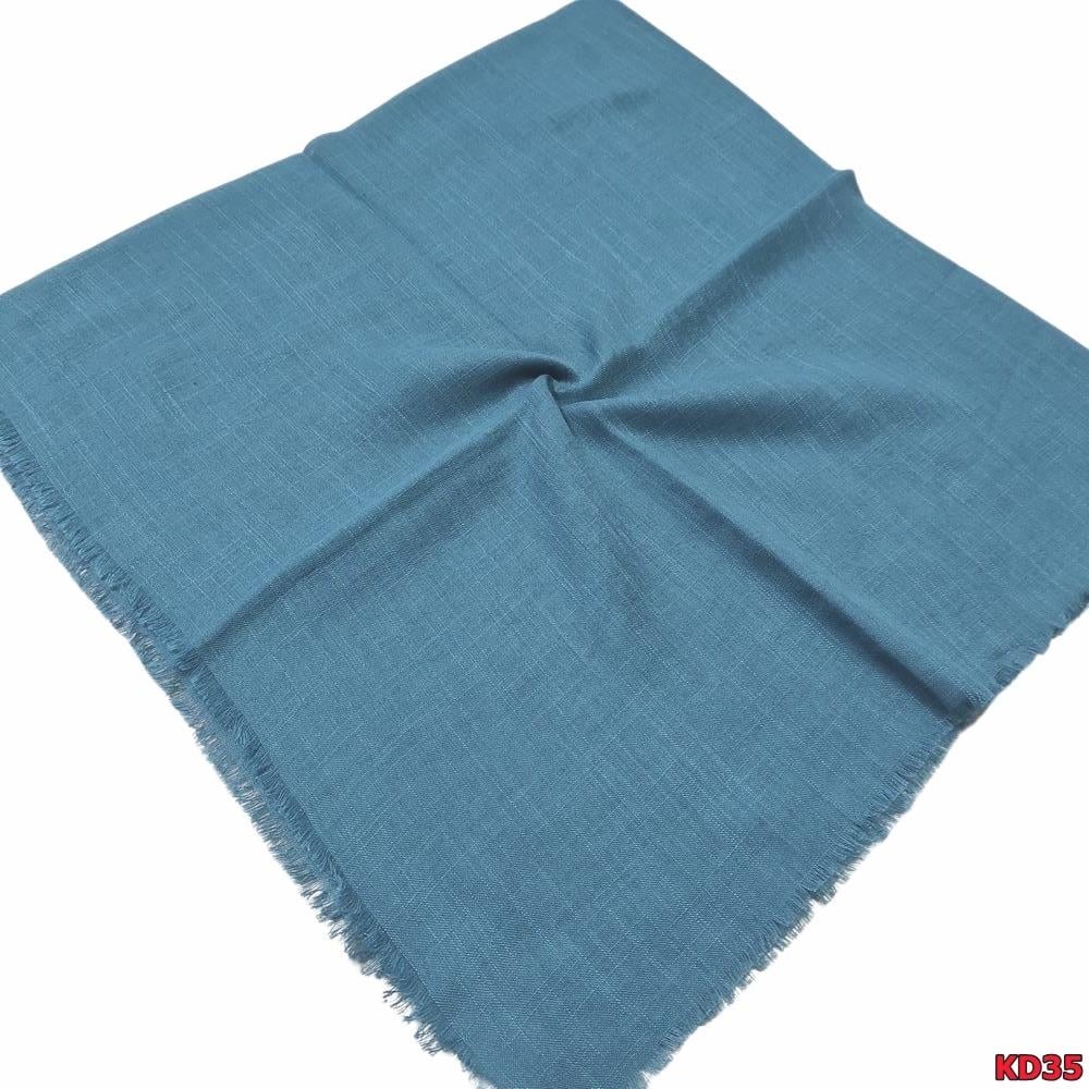  Kampanyalı Düz Renk Flamlı Eşarp(KD35)