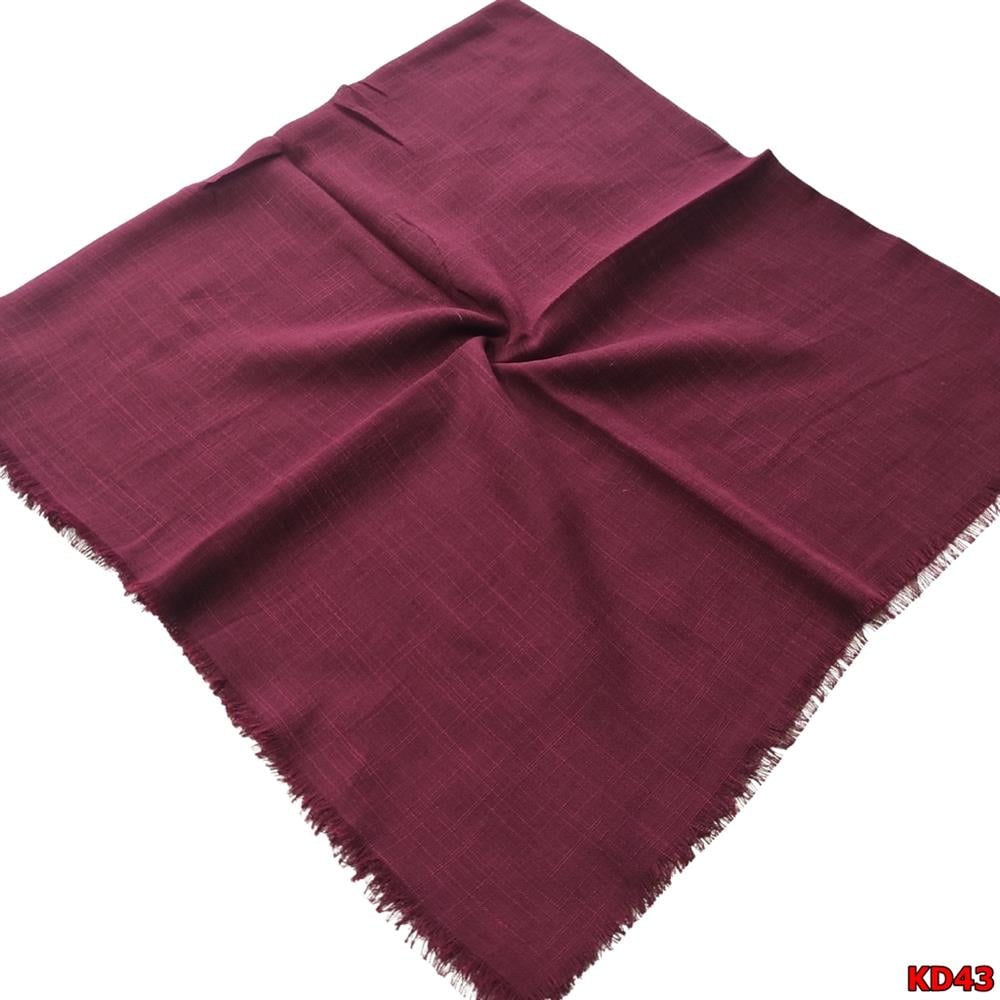  Kampanyalı Düz Renk Flamlı Eşarp(KD43)