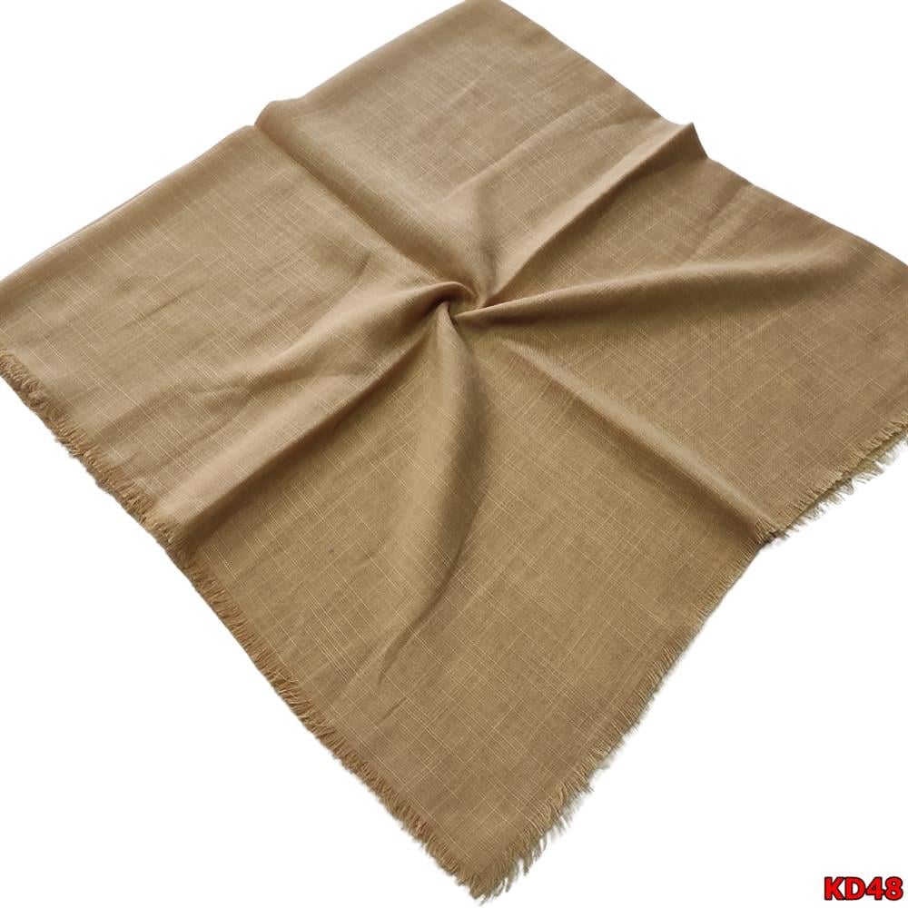  Kampanyalı Düz Renk Flamlı Eşarp(KD48)