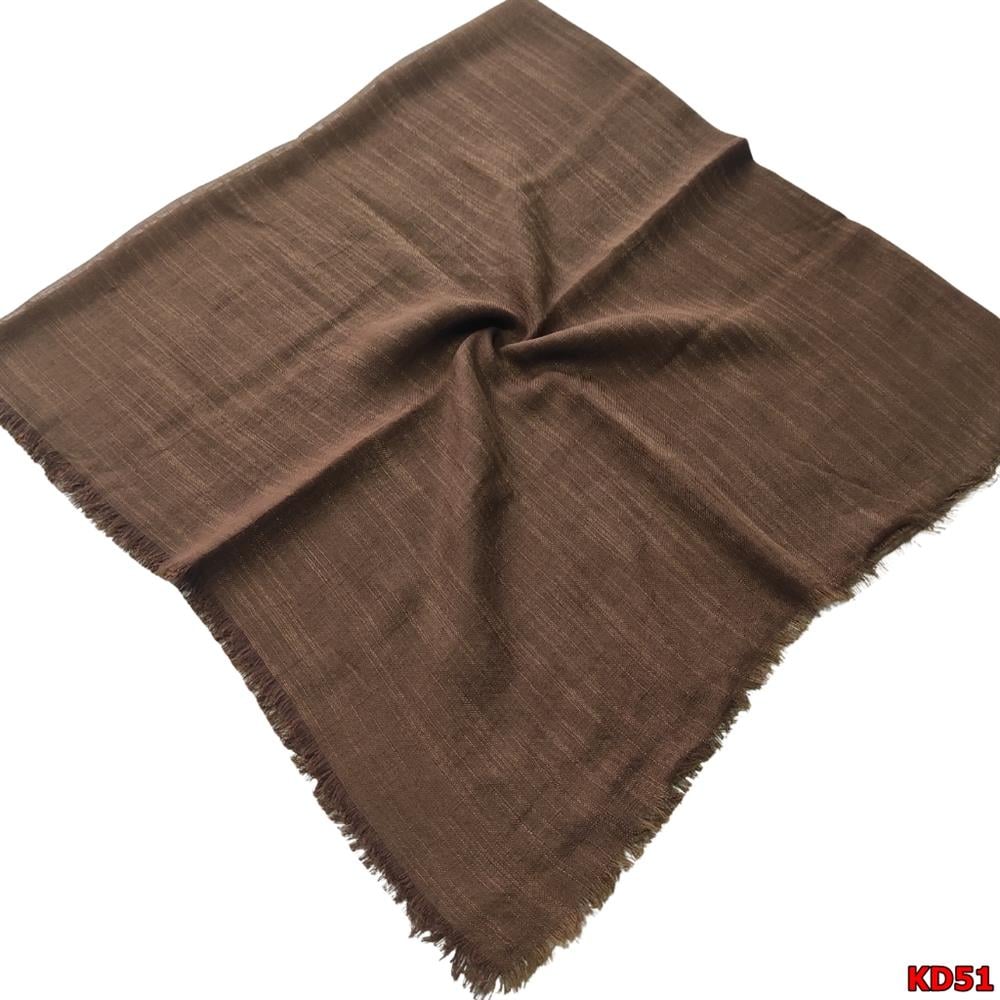  Kampanyalı Düz Renk Flamlı Eşarp(KD51)