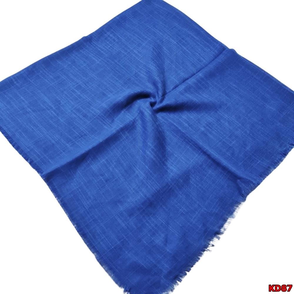  Kampanyalı Düz Renk Flamlı Eşarp(KD87)