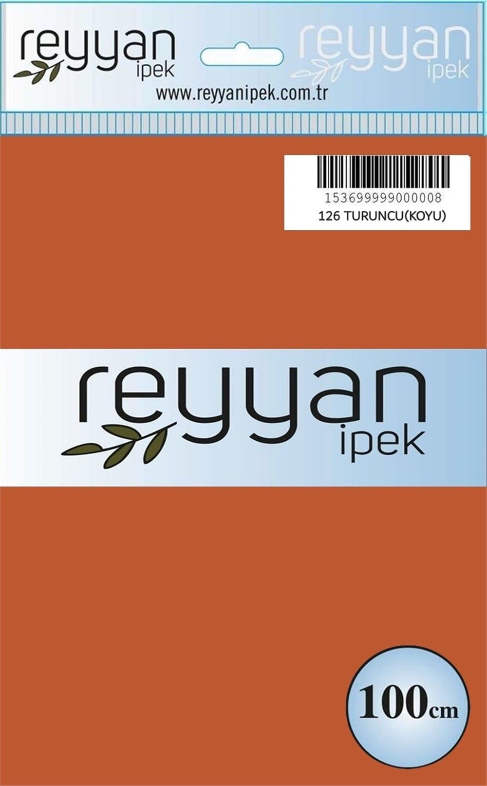 Reyyan Düz Renk Poşetli Yazma (Turuncu Koyu)