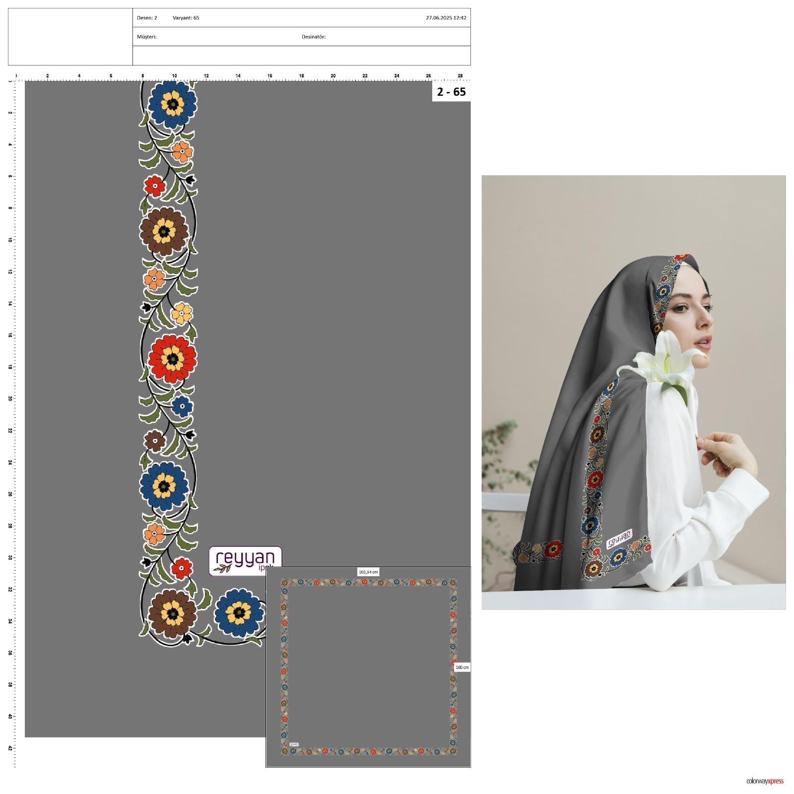 Reyyan İpek Oyalık Yazma(244-65)
