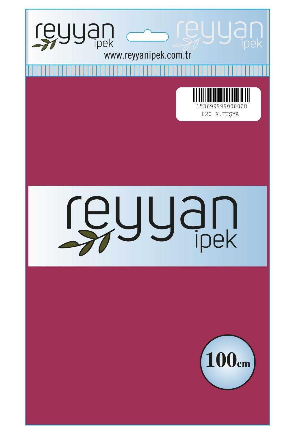 Reyyan Düz Renk Poşetli Yazma (K.Fuşya)
