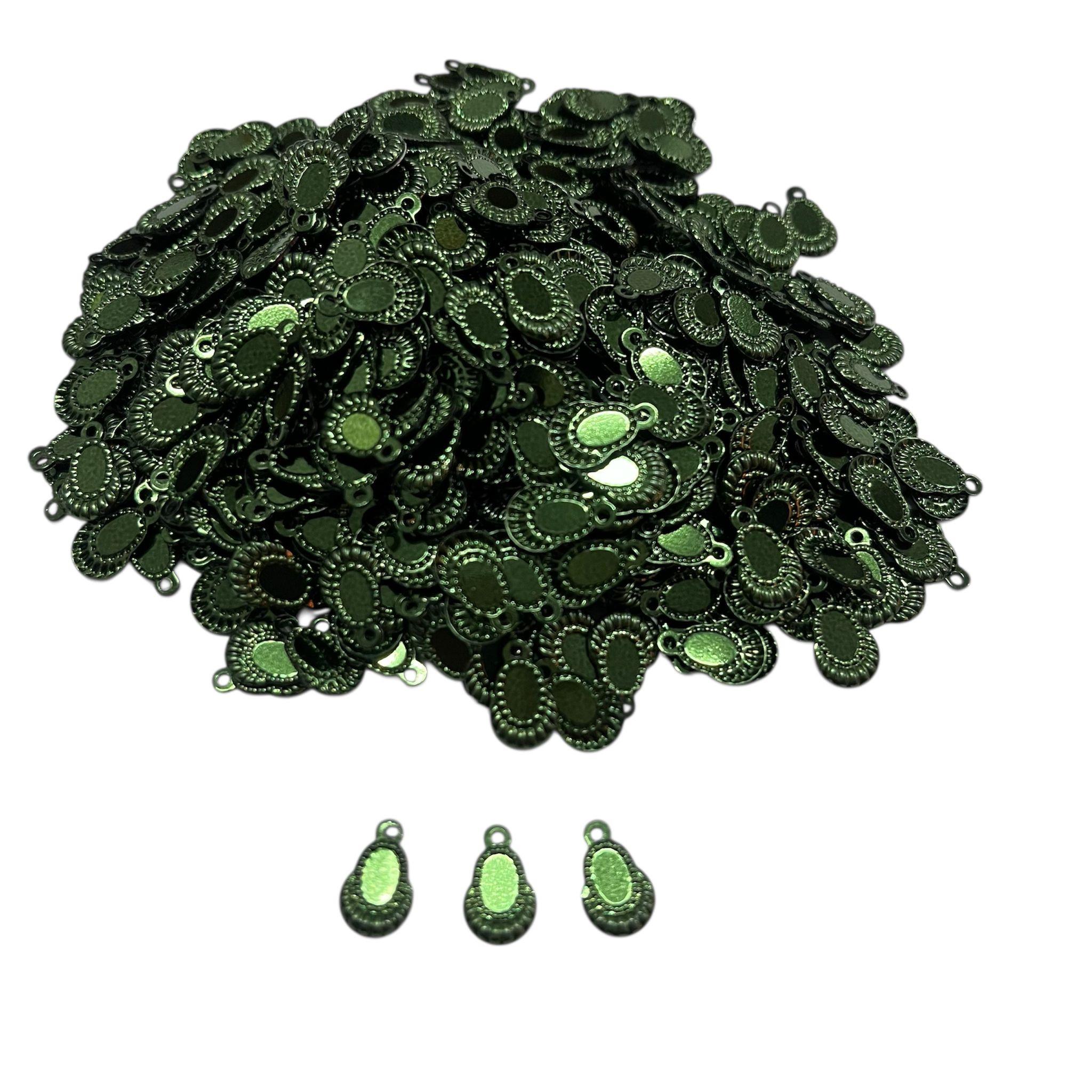 Pleksi Oya İşleme Pulu Hürrem Küpe Pul 50 gr. Haki (pul06-02)