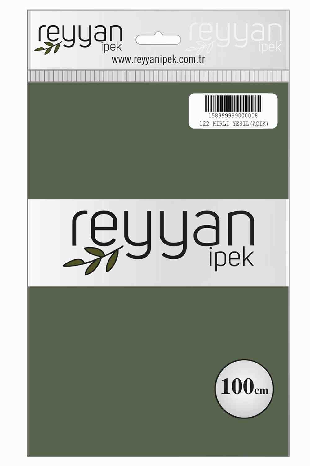 Reyyan Düz Renk Poşetli Yazma (Kirli Yeşil Açık)
