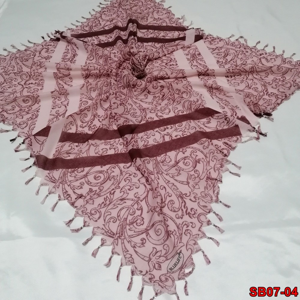 Bluelife Boncuklu Cotton Eşarp(sb07-04)