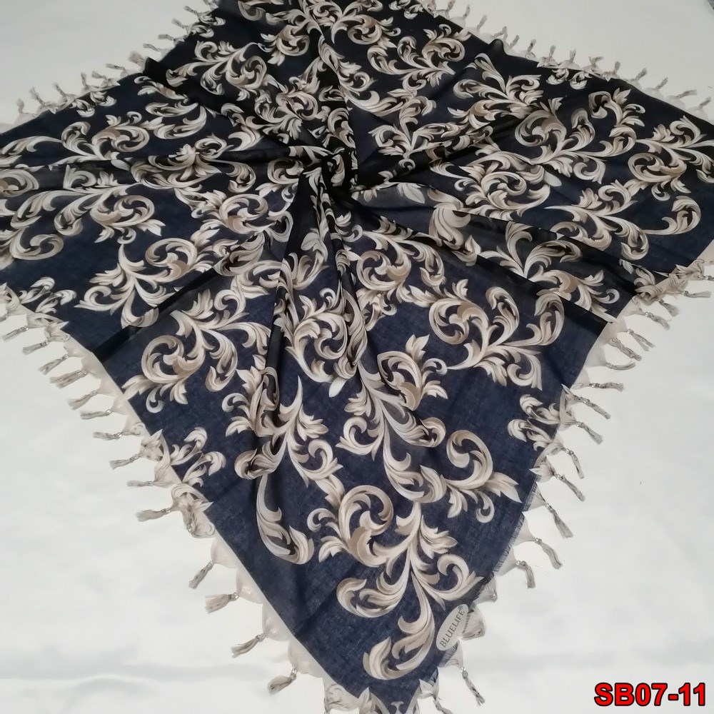 Bluelife Boncuklu Cotton Eşarp(sb07-11)