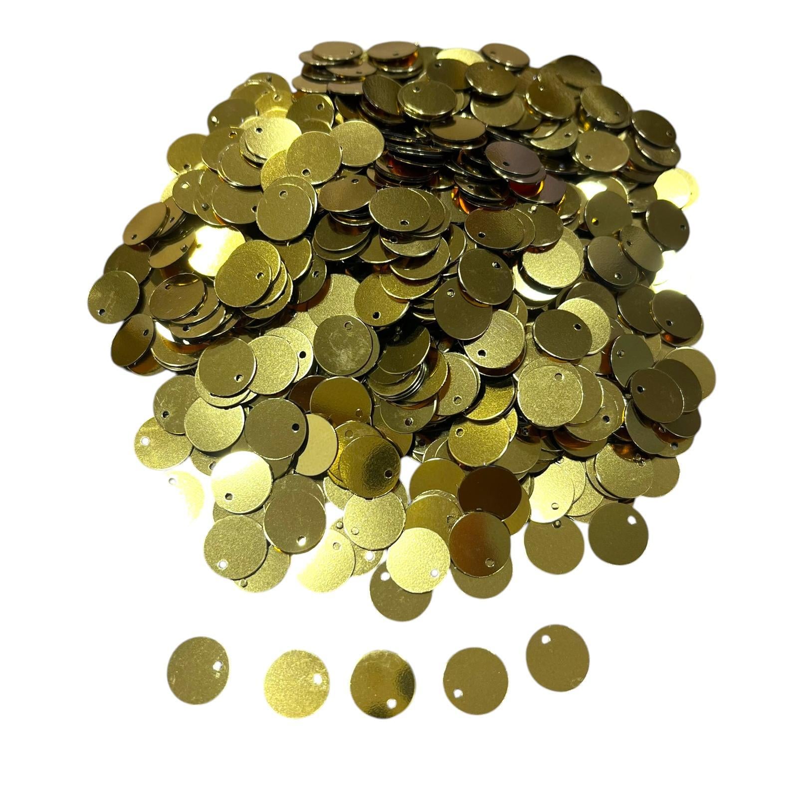 Pleksi Büyük Halka Oya İşleme Pulu 50 gr. Gold (pul03-02)