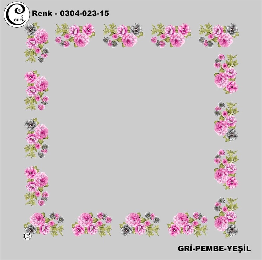 Cenk 90cm Ortası Boş Oyalık Yazma(023-15)