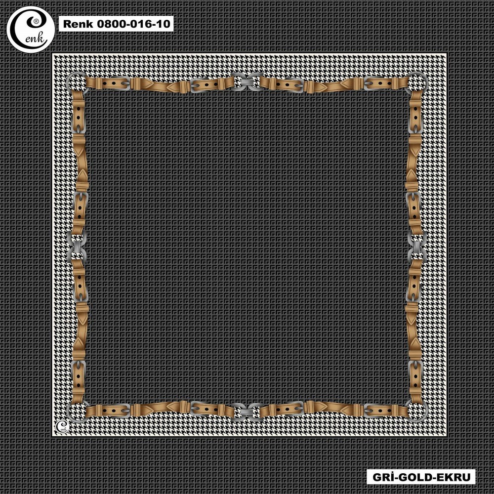 Cenk Flamlı Coton Eşarp(016-10)
