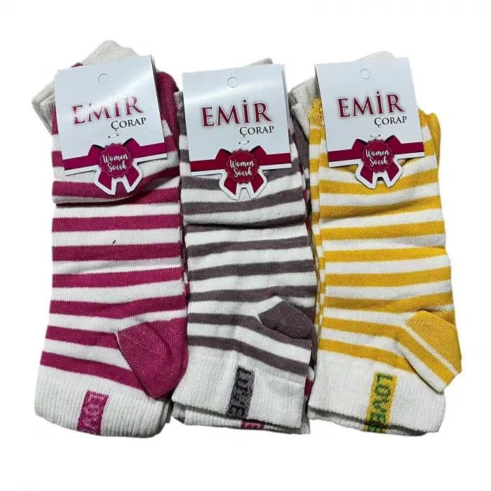 Emir Kadın Patik Çorap 12li Paket (KÇ01-10)