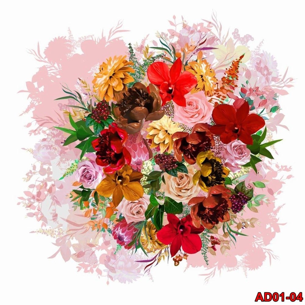 Dijital Baskı Oyalık Yazma(ad01-04)