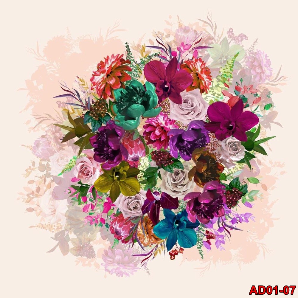 Dijital Baskı Oyalık Yazma(ad01-07)