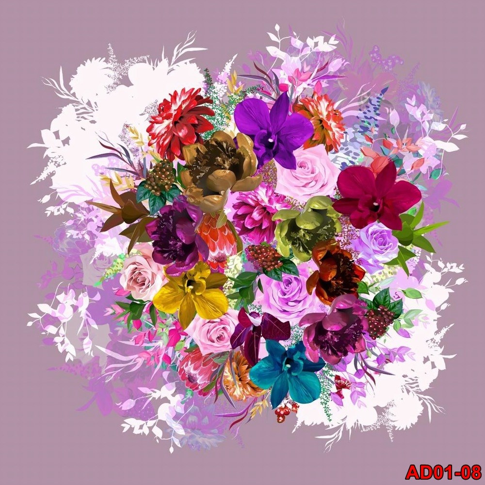 Dijital Baskı Oyalık Yazma(ad01-08)