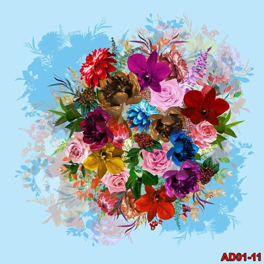 Dijital Baskı Oyalık Yazma(ad01-11)