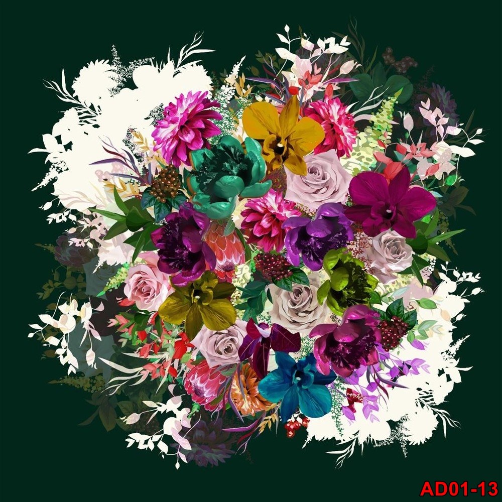 Dijital Baskı Oyalık Yazma(ad01-13)