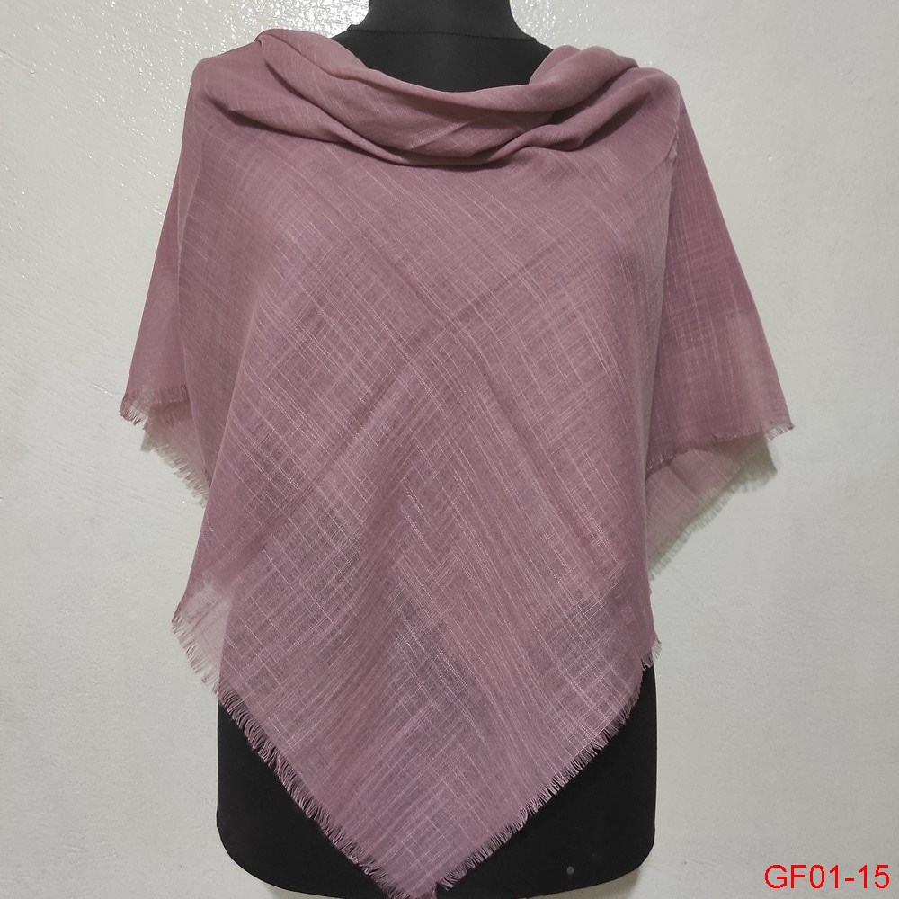 Düz Renk Flamlı Eşarp (gf01-15)