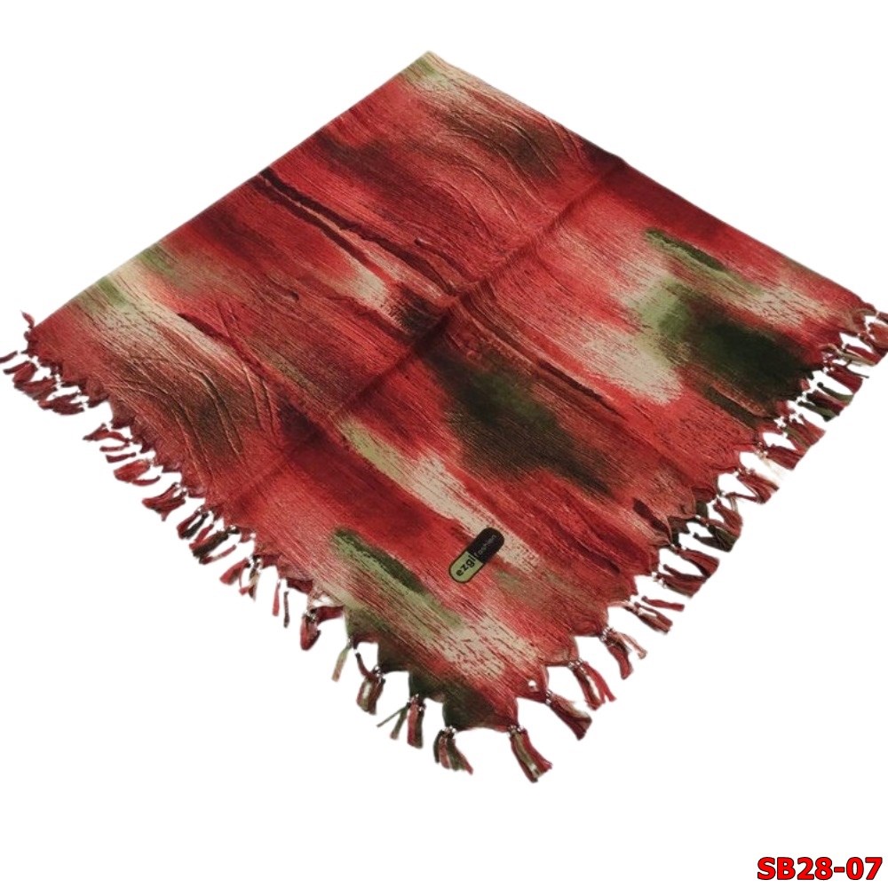 Ezgi Fashion Boncuklu Cotton Eşarp(sb28-07)
