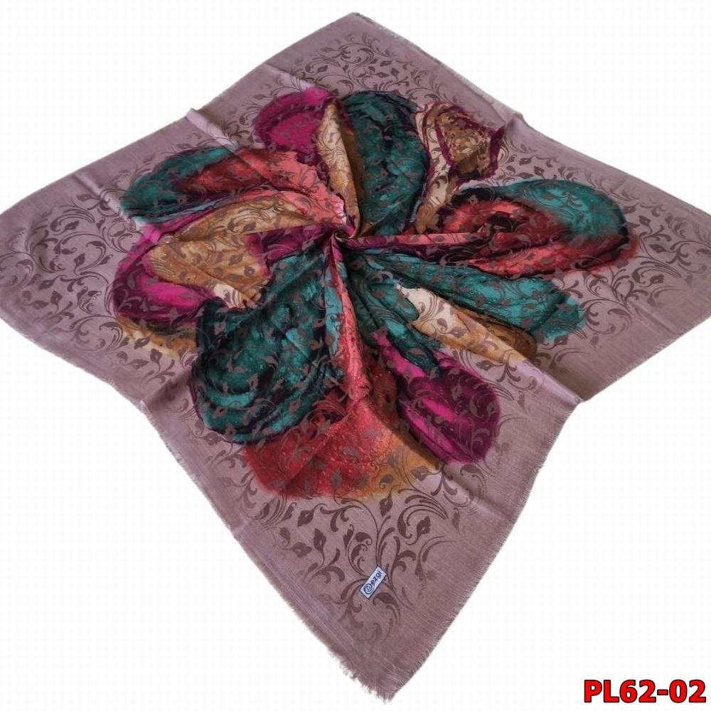 Ezgi Flamlı Keten Eşarp (Pl62-02)