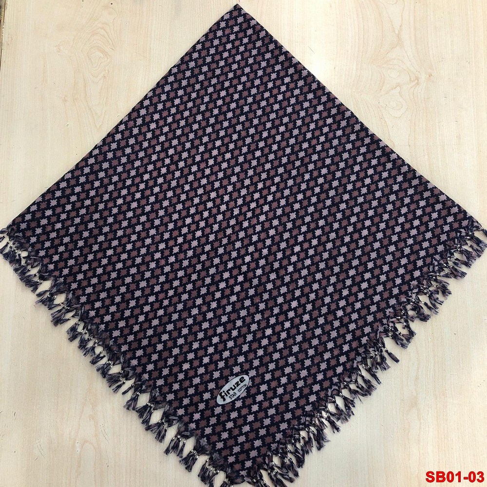 Firuze Boncuklu Cotton Eşarp(sb01-03)