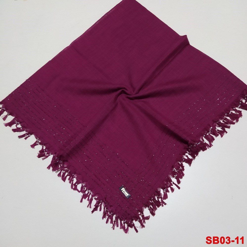 Firuze Boncuklu Cotton Eşarp(sb03-11)