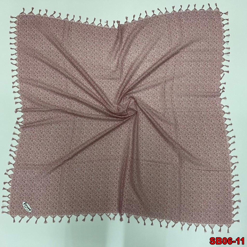 Firuze Boncuklu Cotton Eşarp(sb06-11)