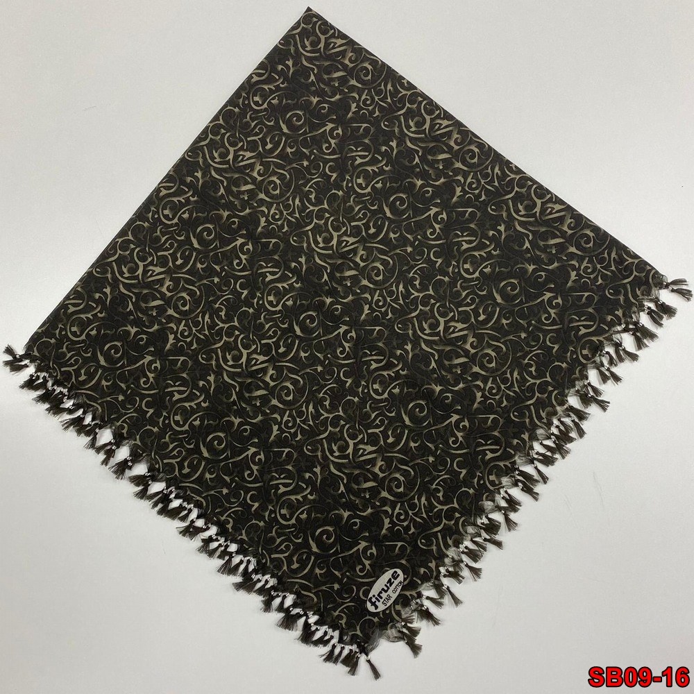 Firuze Boncuklu Cotton Eşarp(sb09-16)