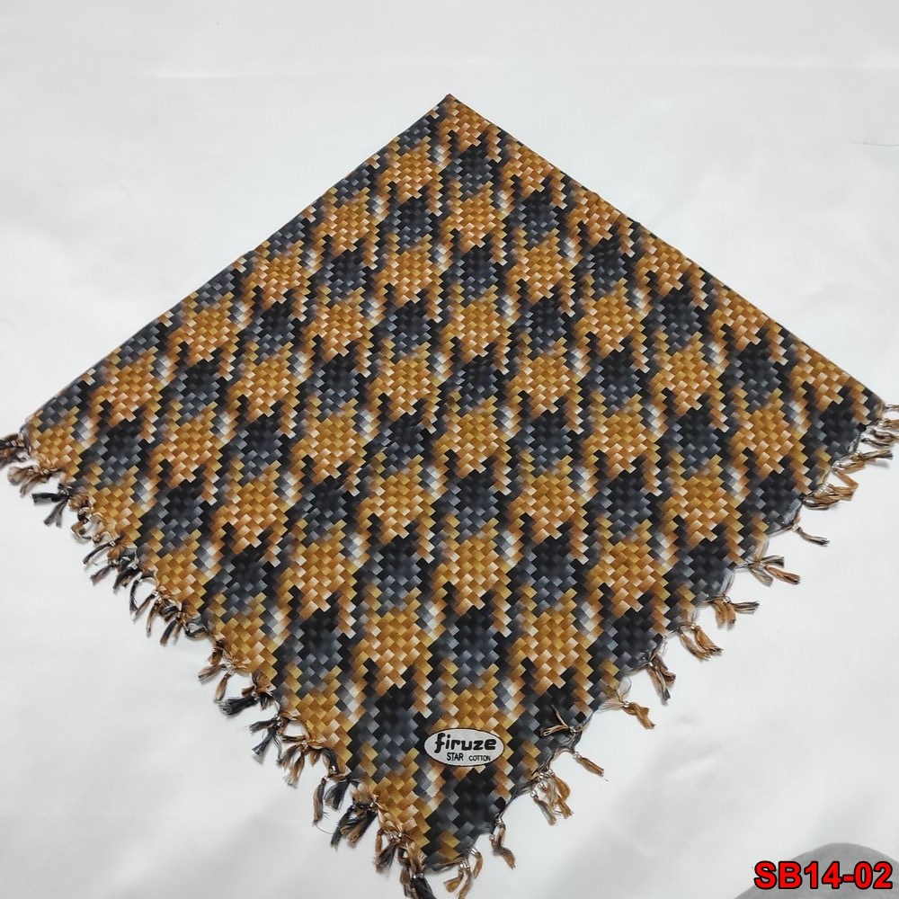Firuze Boncuklu Cotton Eşarp(sb14-02)
