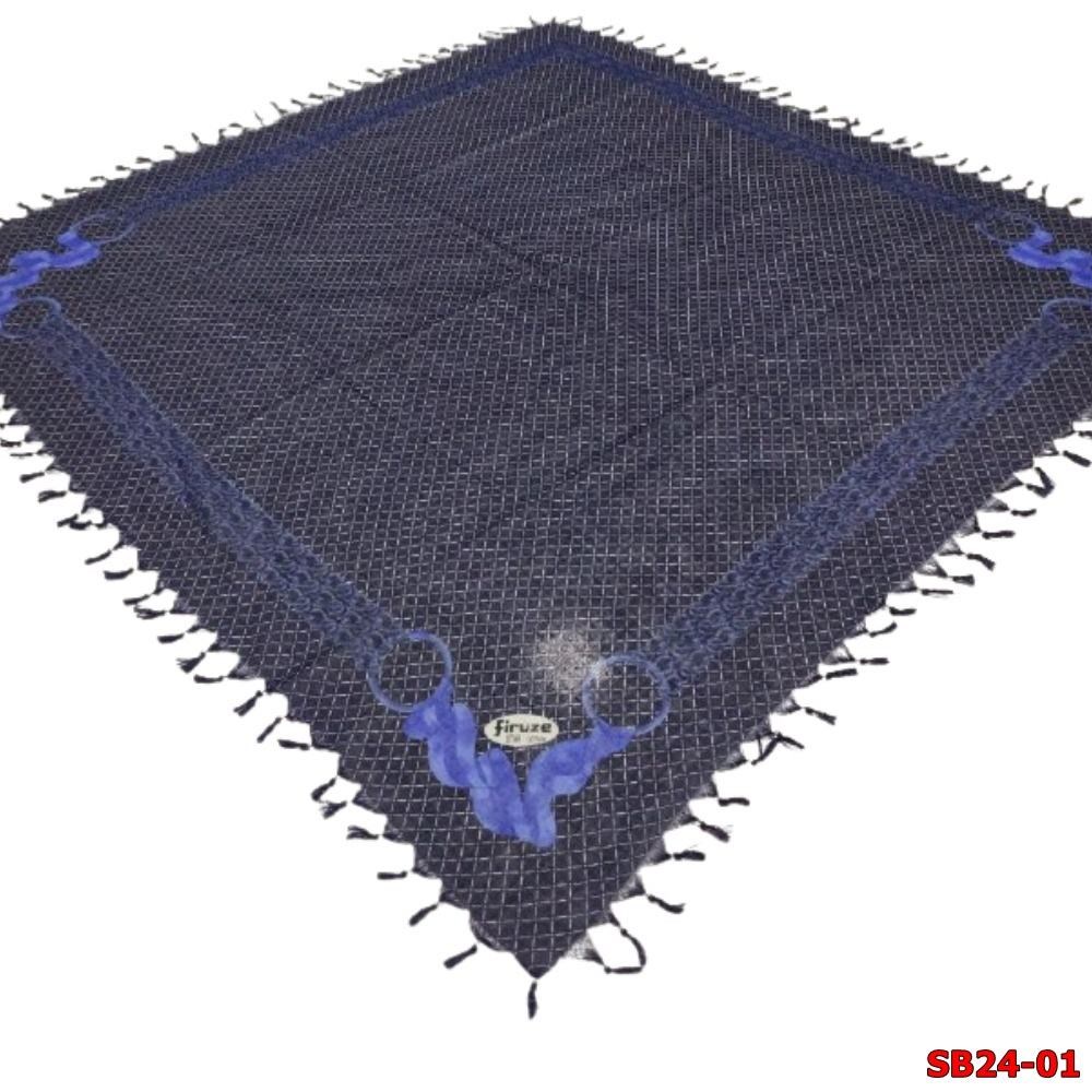 Firuze Boncuklu Cotton Eşarp(sb24-01)