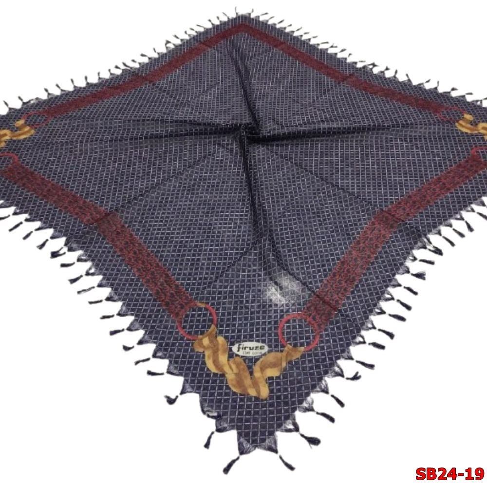 Firuze Boncuklu Cotton Eşarp(sb24-19)