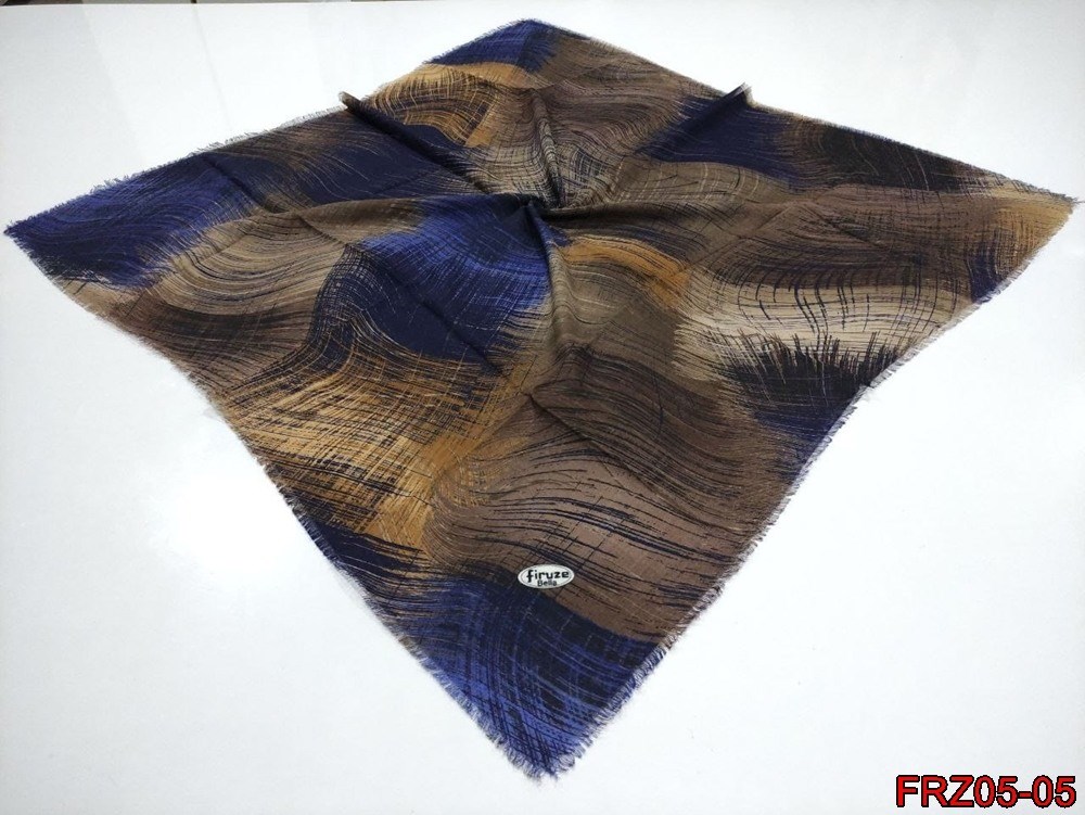 Firuze Flamlı Cotton Eşarp (frz05-05)