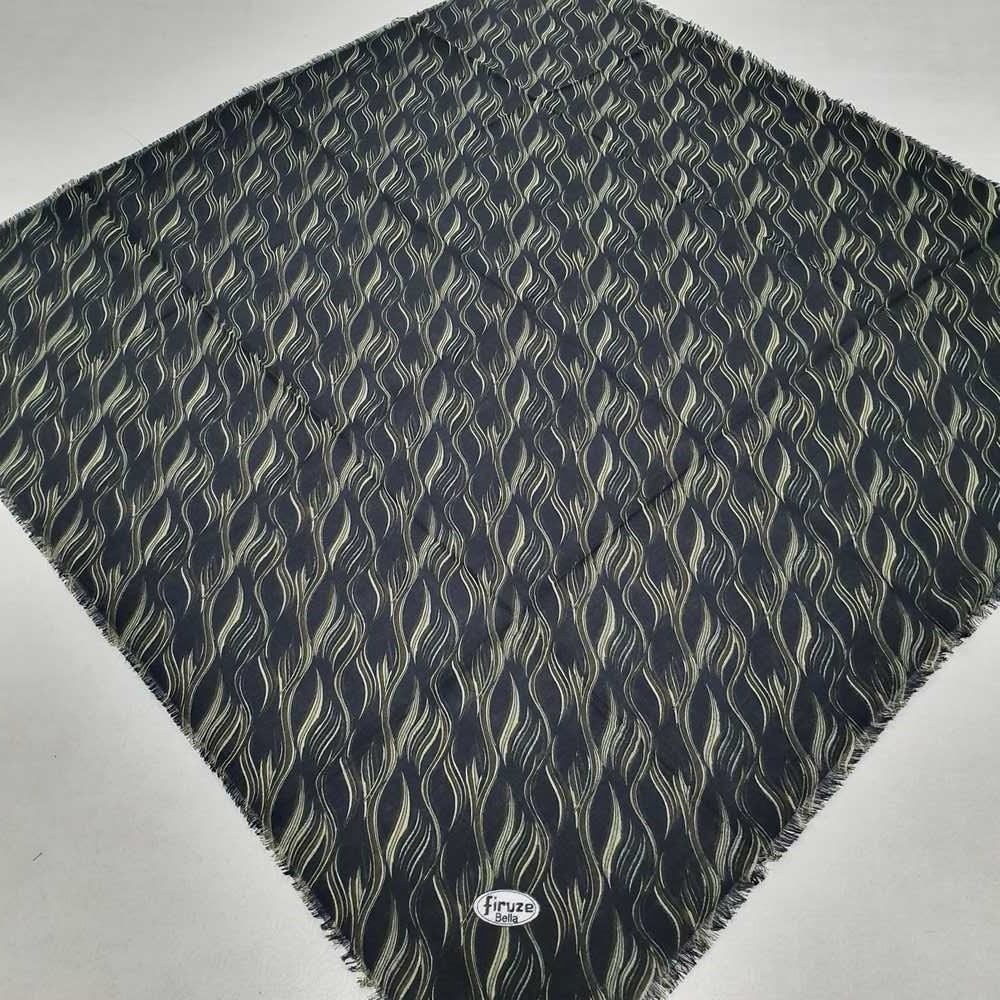 Firuze Flamlı Cotton Eşarp (frz06-01)