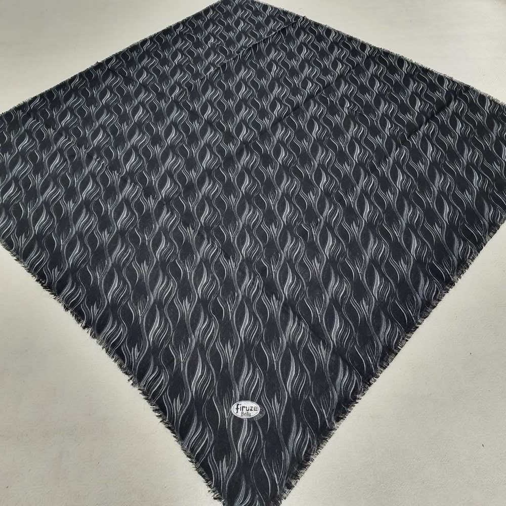 Firuze Flamlı Cotton Eşarp (frz06-03)