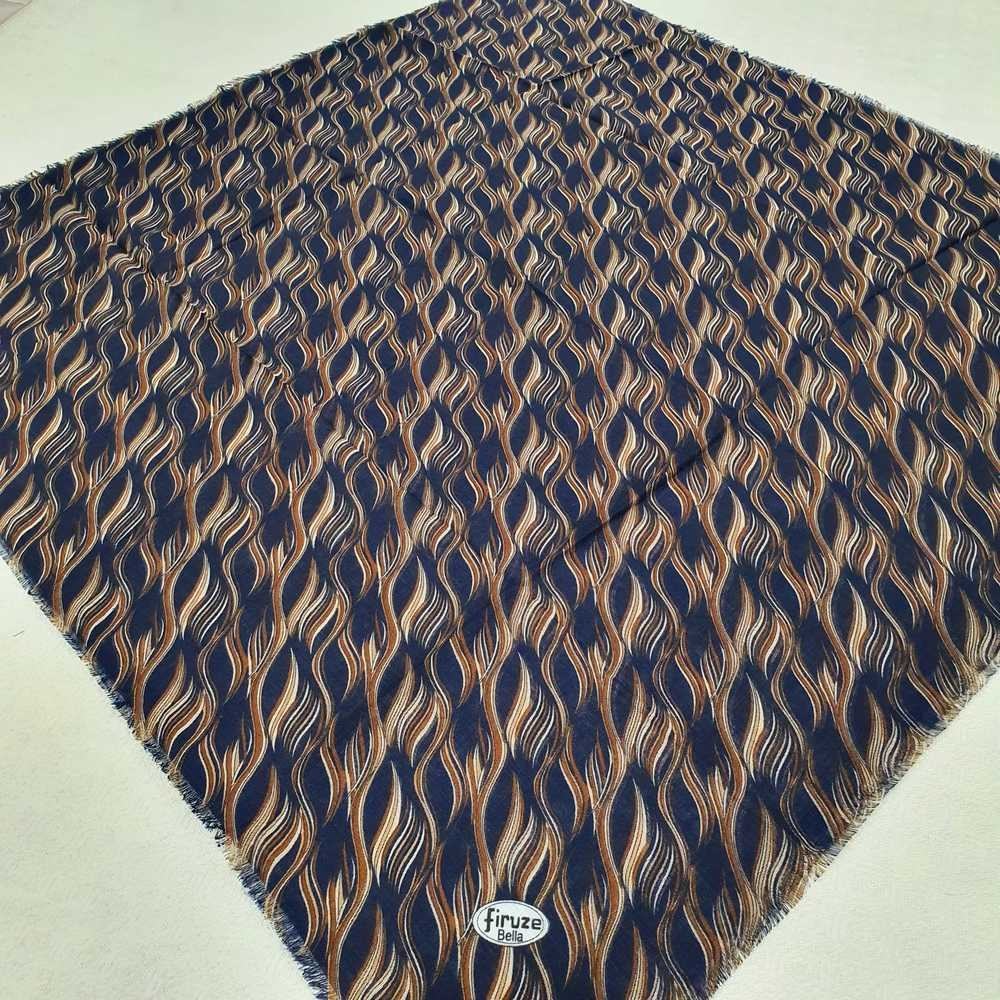 Firuze Flamlı Cotton Eşarp (frz06-04)