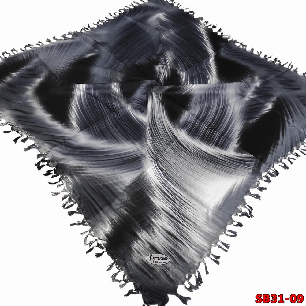 Firuze Sökme Boncuklu Cotton Eşarp(sb31-09)